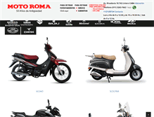 Tablet Screenshot of motoroma.com.ar